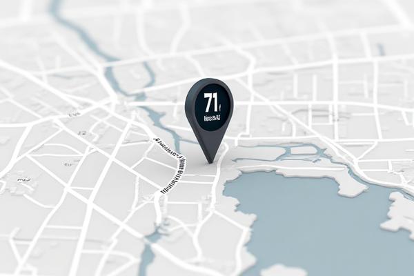 Map showing 71 Queens Road Melbourne