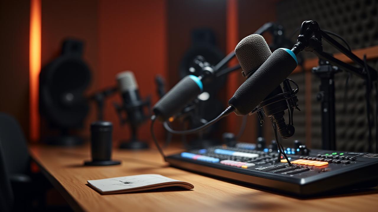 Professional podcasting studio in Melbourne CBD